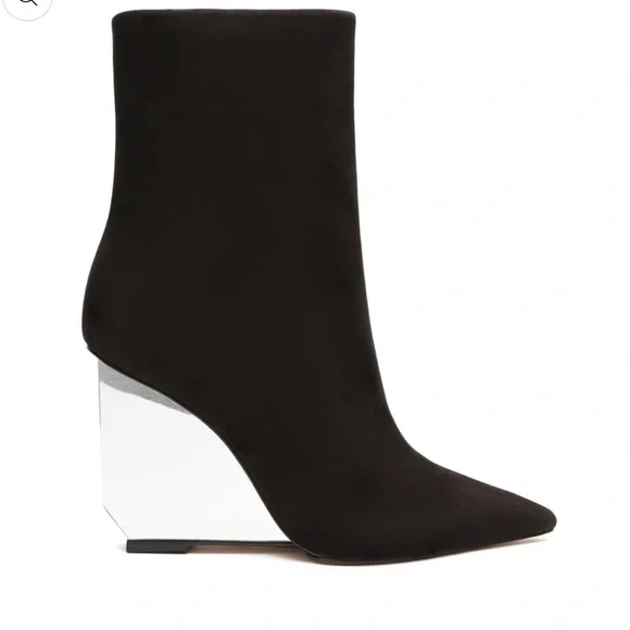 BACK IN STOCK - Schutz Mirror Bootie - Picture 1 of 4